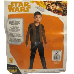 Disney Rubies Star Wars Han Solo Halloween Costume Kids Size Medium M 8-10